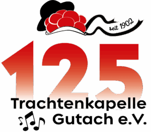 Logo 125 Jahre Trachtenkapelle Gutach e.V., seit 1902